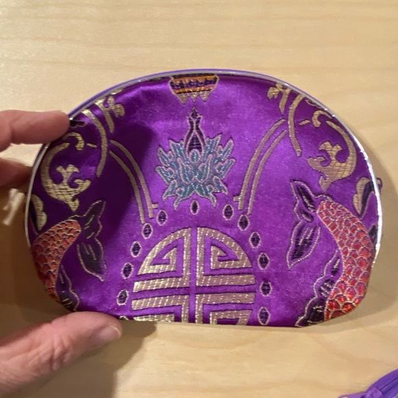 5 Purple Decorative zip pouches (LW) - Picture 6 of 9